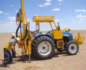 Rig Pengeboran Dipasang Traktor Hidraulik Penuh 100M Mengemudi Atas