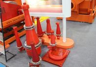 Hydrocyclones solid control equipment Polyurethane Atau Abrasion - Resistant Alloy